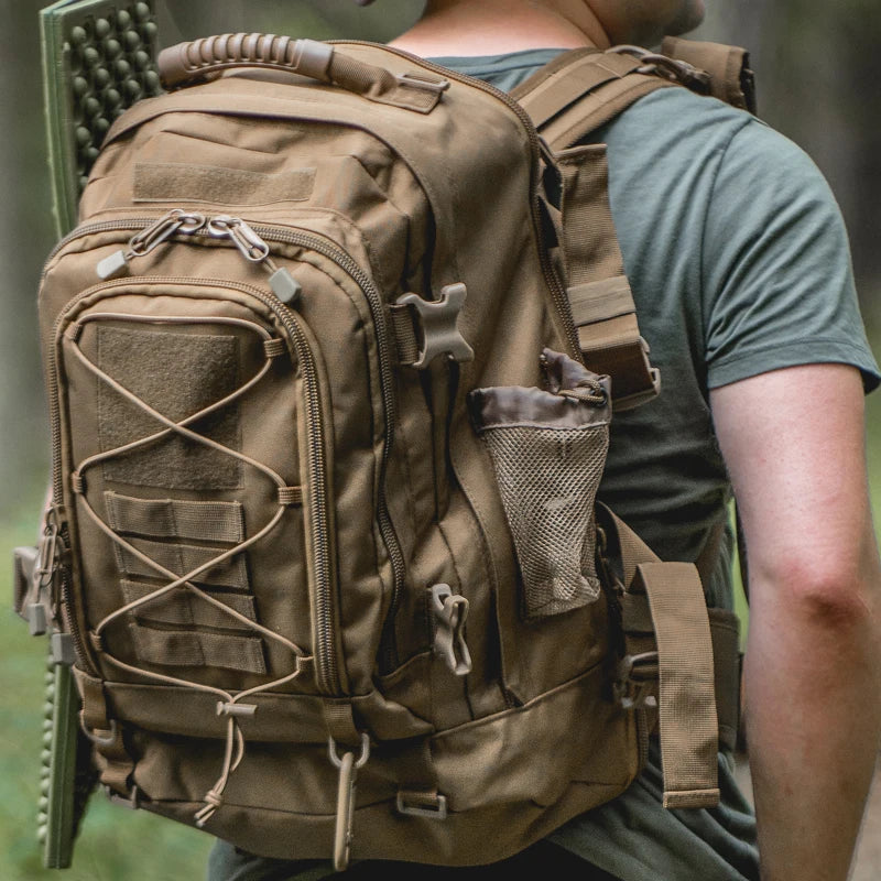65L Outdoor Tactical Backpack Men's Hiking Bag Large Capacity - Great Outdoors and More 25