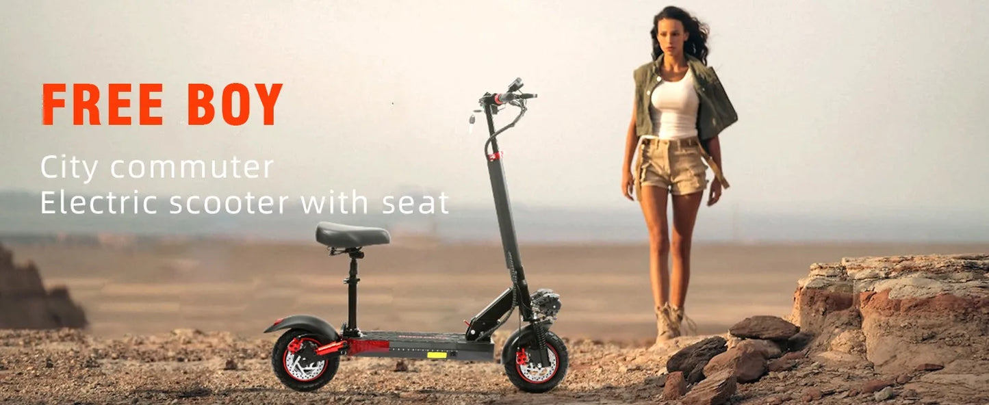 E Scooter J01 Aluminum Alloy Folding Off Road Inflatable Tires 800 W 48V Double Disc Brake IPX5