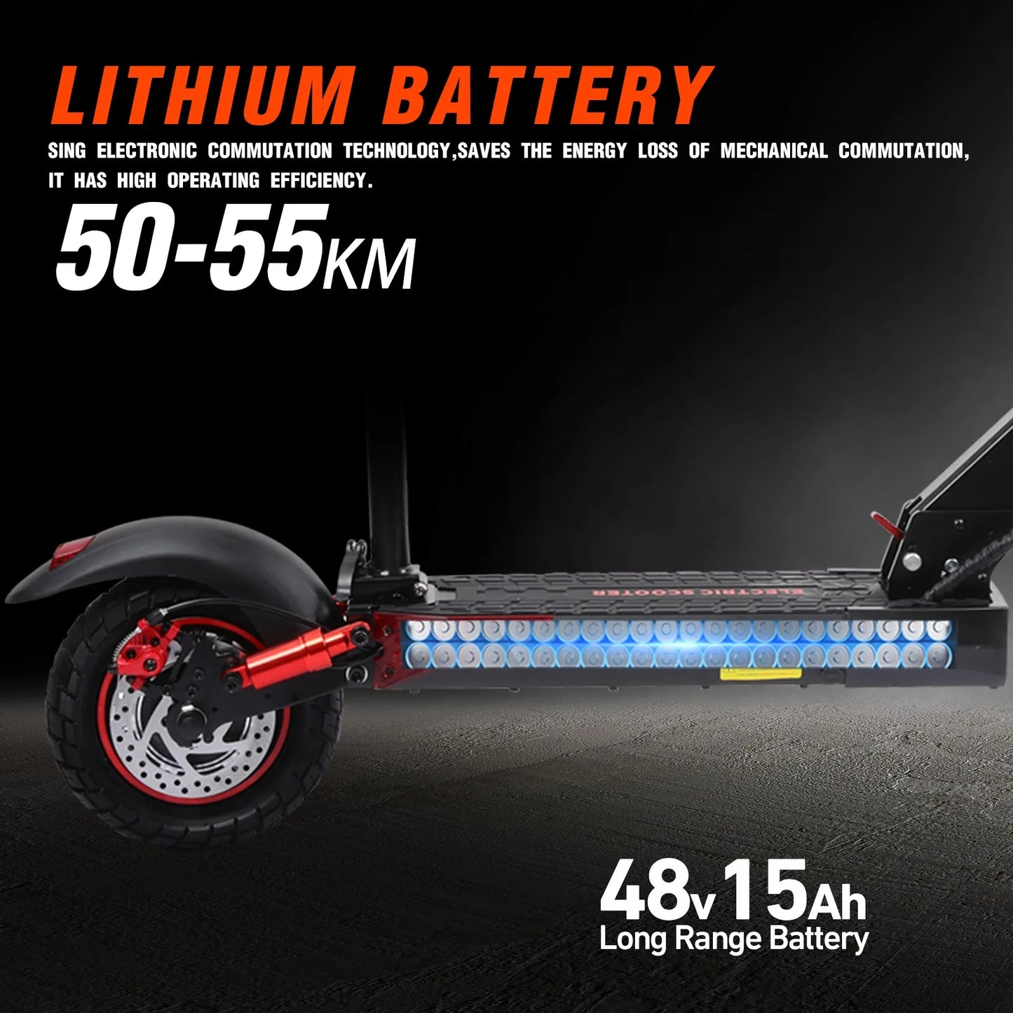E Scooter J01 Aluminum Alloy Folding Off Road Inflatable Tires 800 W 48V Double Disc Brake IPX5