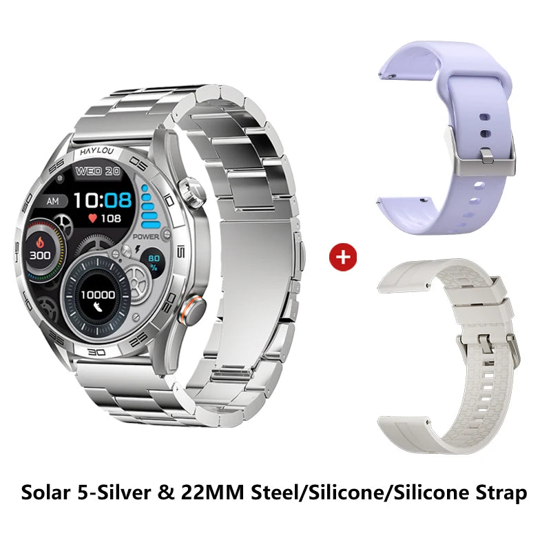 Haylou Solar 5 Voice Calling Smartwatch 1.58 Inch AMOLED