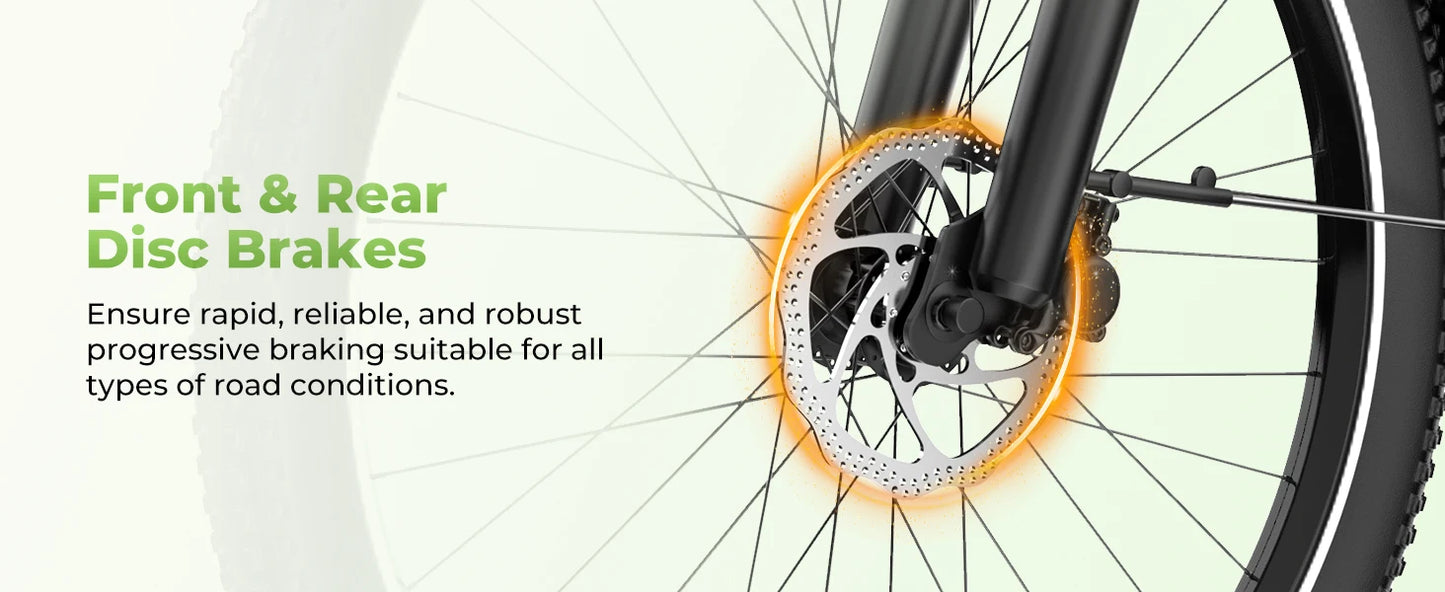 1000 Peak Electric Bike for Adults 80 Miles Removable Battery 26 Inch Electric E Bike with 7 Speed Adult Electric Bicycles