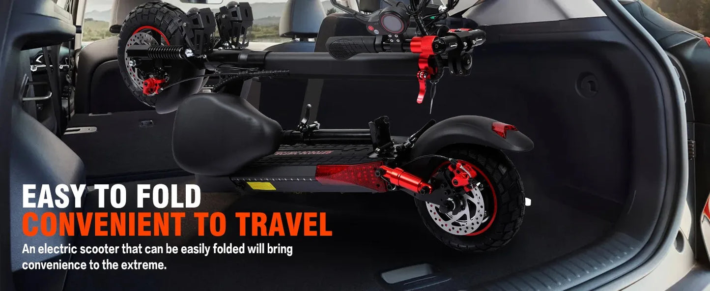E Scooter J01 Aluminum Alloy Folding Off Road Inflatable Tires 800 W 48V Double Disc Brake IPX5