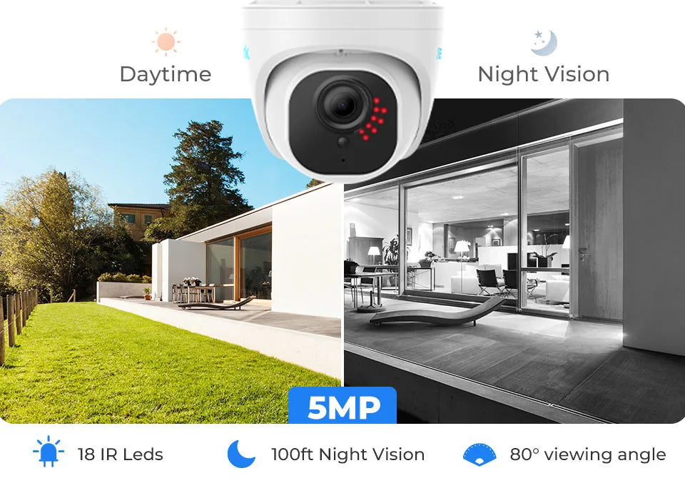 Reolink 5MP PoE Outdoor Smart Camera With Night Vision