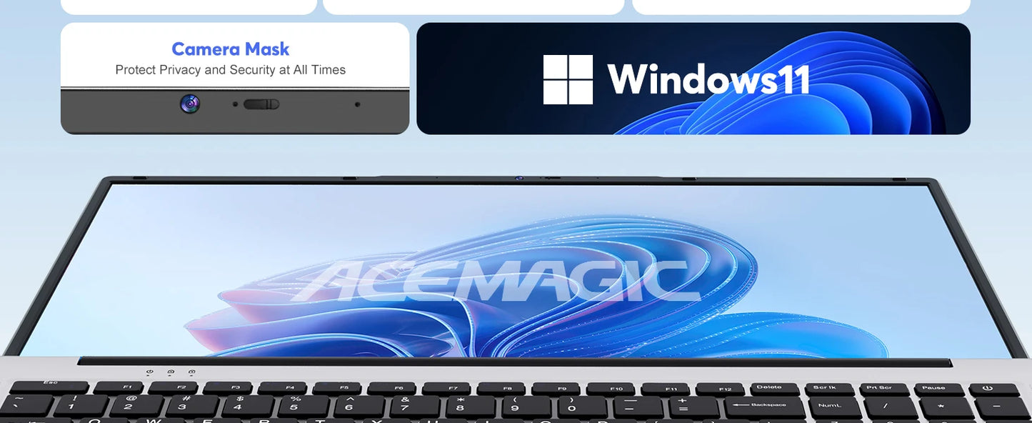 Acemagic 17.3 Laptop Quad Core Intel N95 16GB RAM 512GB - Great Outdoors and More 25