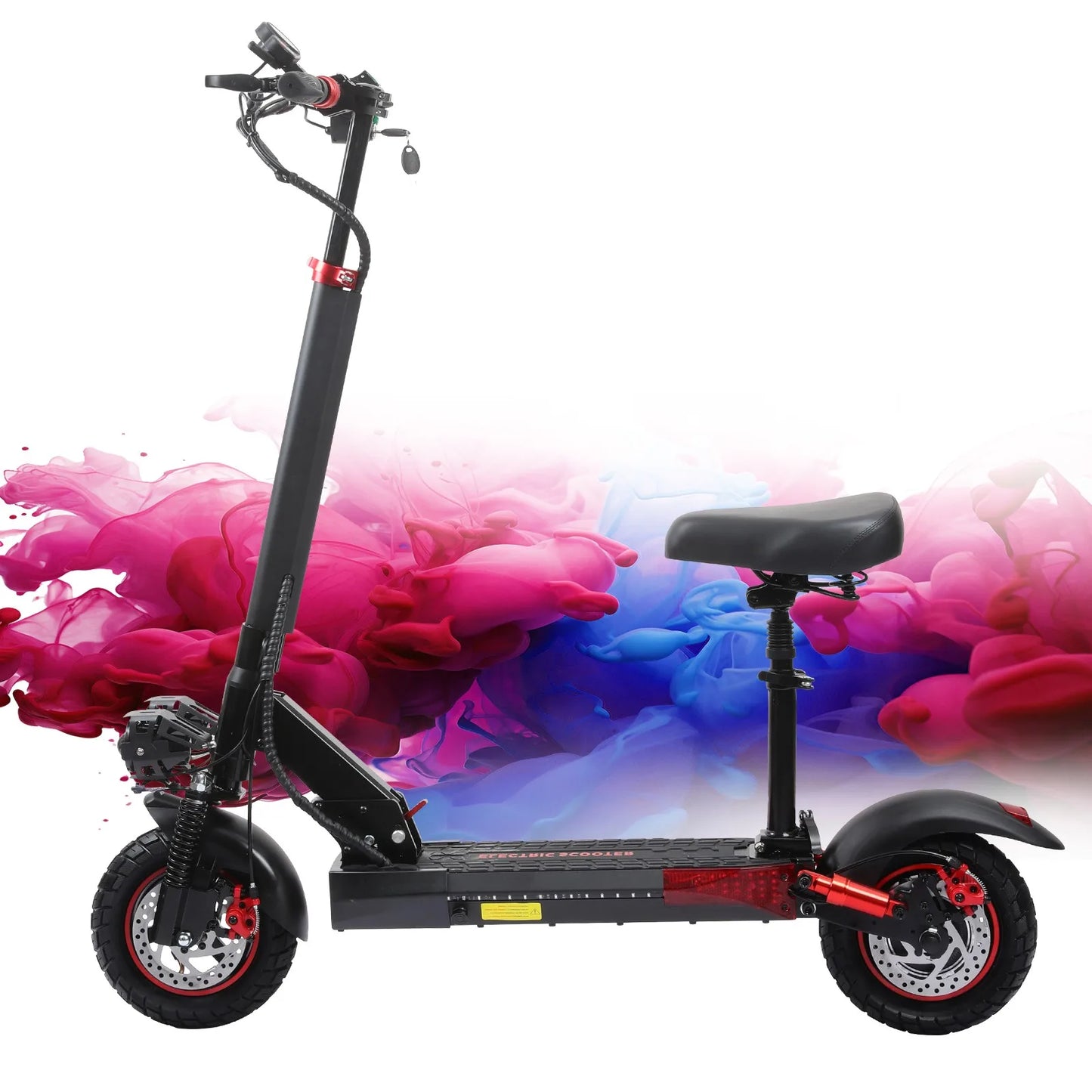 E Scooter J01 Aluminum Alloy Folding Off Road Inflatable Tires 800 W 48V Double Disc Brake IPX5