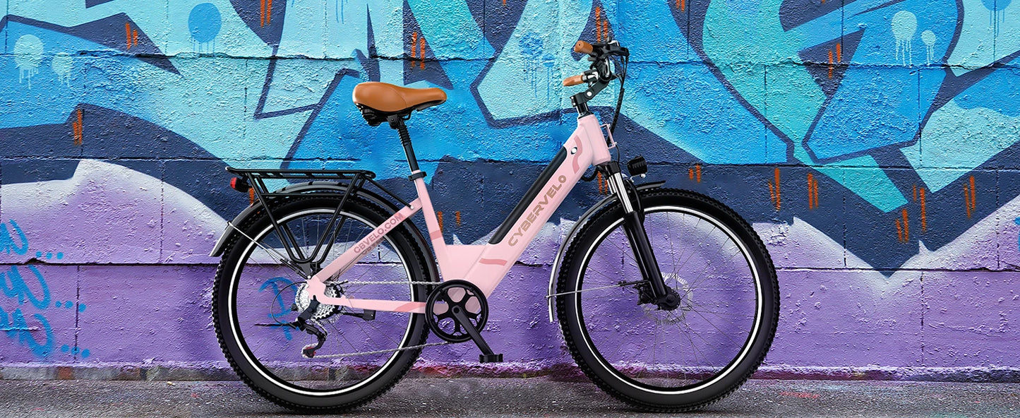 1000 Peak Electric Bike for Adults 80 Miles Removable Battery 26 Inch Electric E Bike with 7 Speed Adult Electric Bicycles