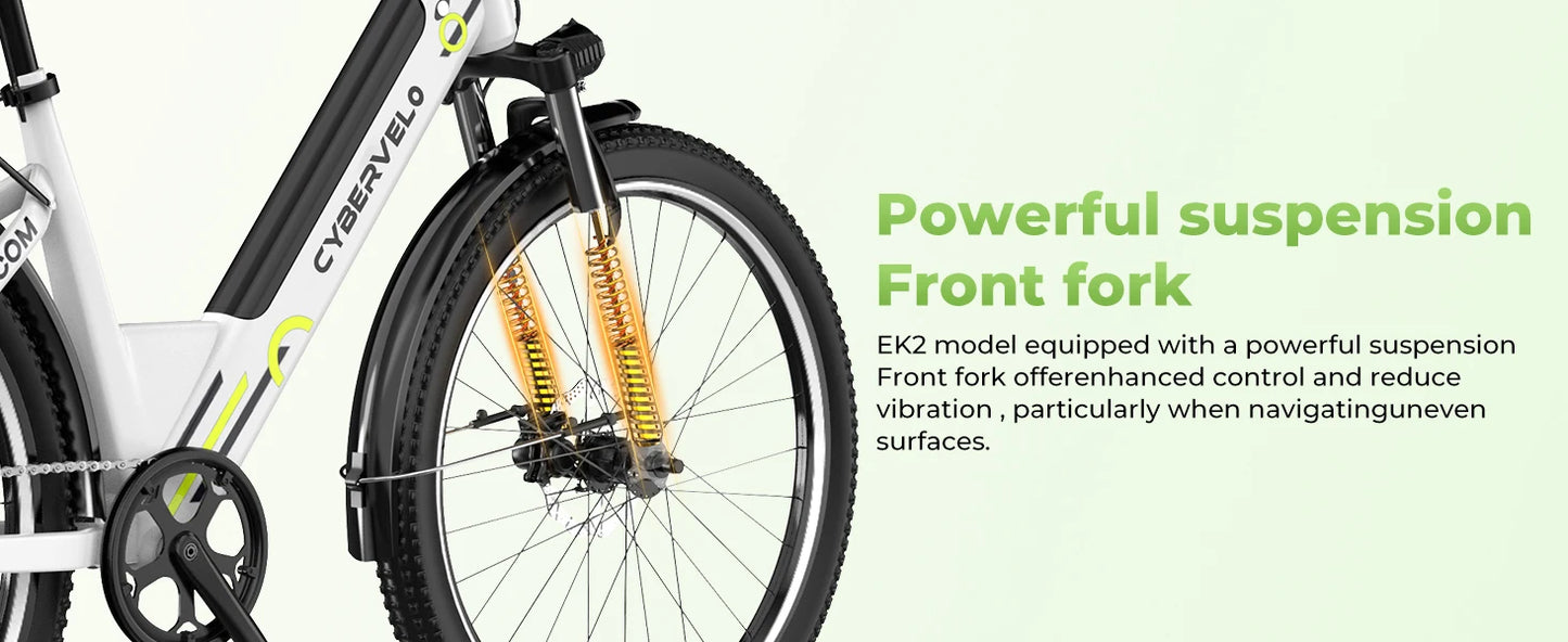 1000 Peak Electric Bike for Adults 80 Miles Removable Battery 26 Inch Electric E Bike with 7 Speed Adult Electric Bicycles