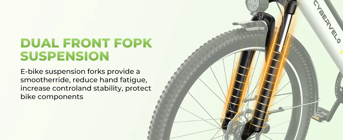 1000 Peak Electric Bike for Adults 80 Miles Removable Battery 26 Inch Electric E Bike with 7 Speed Adult Electric Bicycles