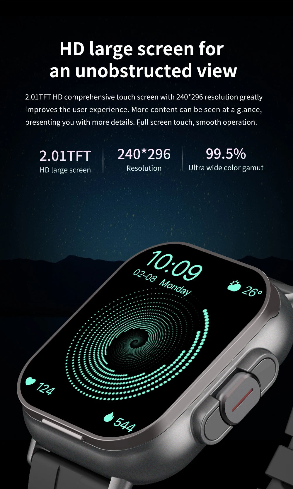 2 in 1 Built-in Smartwatch with Earphone Multi-Sport NFC Call Smart Watch with Earbuds Headphone for iPhone Android Smartphone