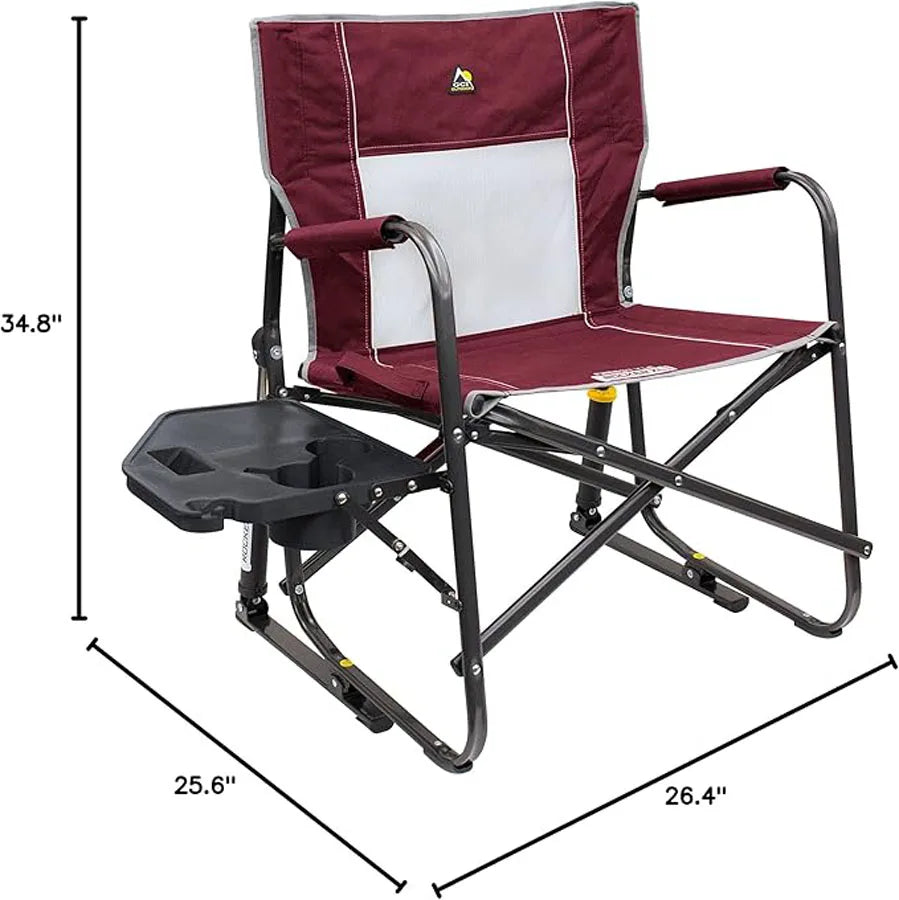 GCI Outdoor Freestyle Rocker XL with Side Table Camping Chair - Great Outdoors and More 25