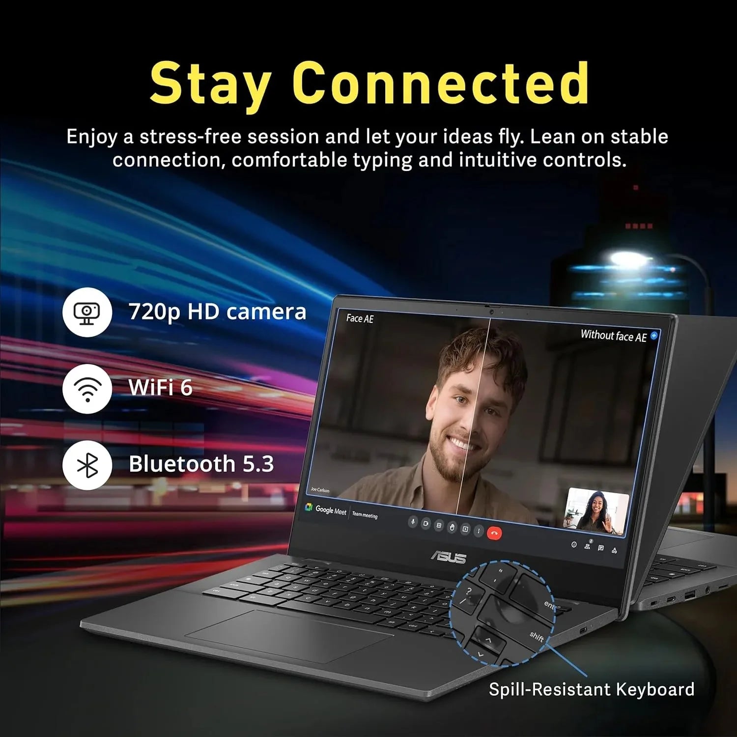 Asus Chromebook 14 Inch Business Laptop MediaTek Kompanio 520 4GB RAM 320GB Storage Gray Windows 11 Home - Great Outdoors and More 25