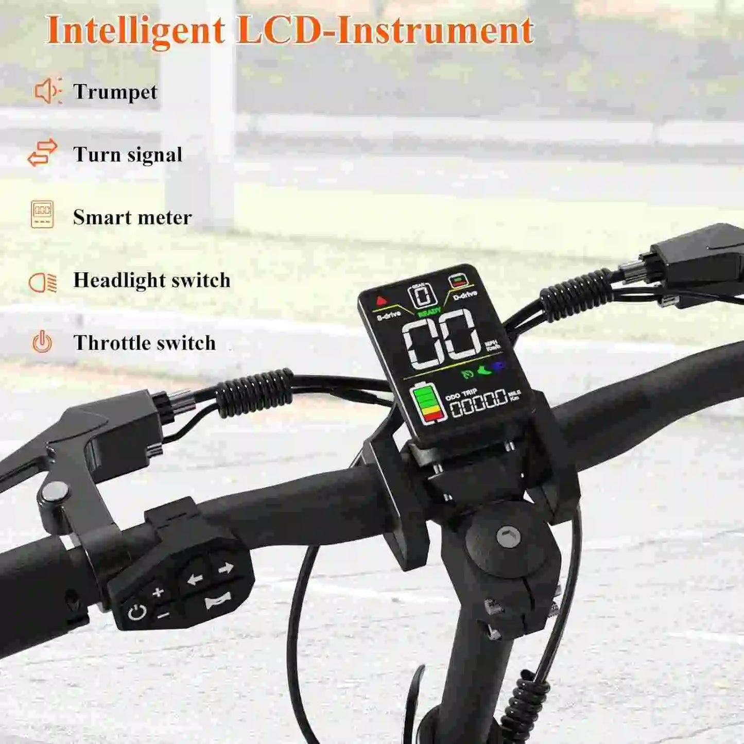 Joyor S10-S-Z 10 Inch Off Road Electric Scooter 2x1000W Dual Motors 60V 18Ah Battery