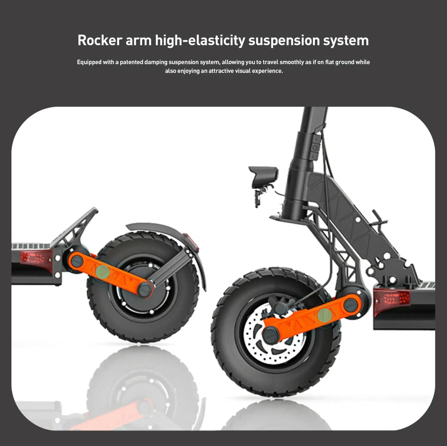 Joyor S10-S-Z 10 Inch Off Road Electric Scooter 2x1000W Dual Motors 60V 18Ah Battery