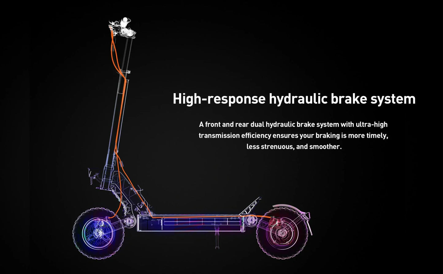 Joyor S10-S-Z 10 Inch Off Road Electric Scooter 2x1000W Dual Motors 60V 18Ah Battery
