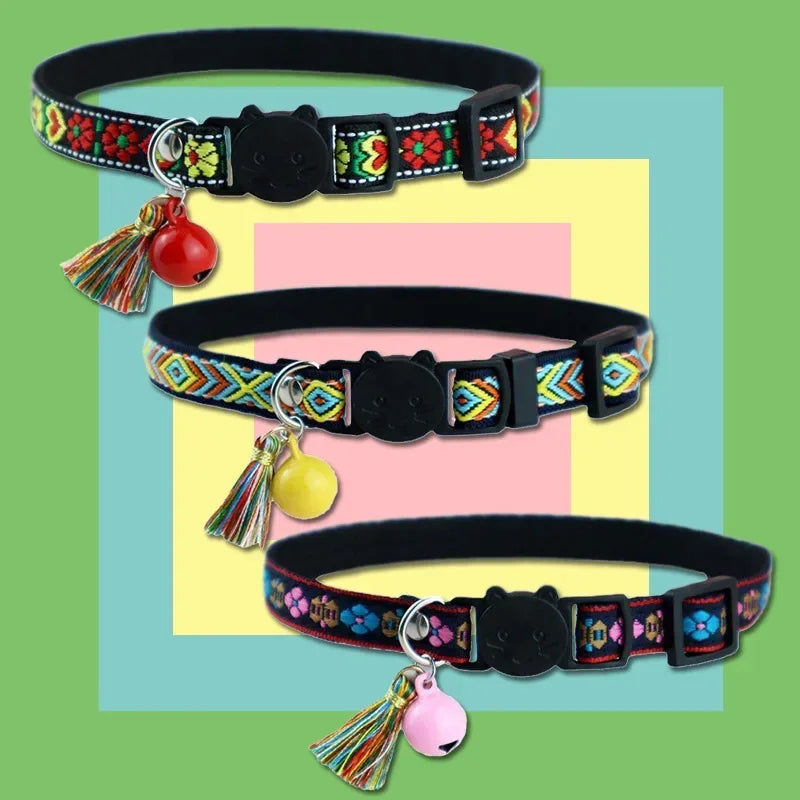 Dog Jacquard And Collar Adjustable Cat Tassels For Bells - Great Outdoors and More 25