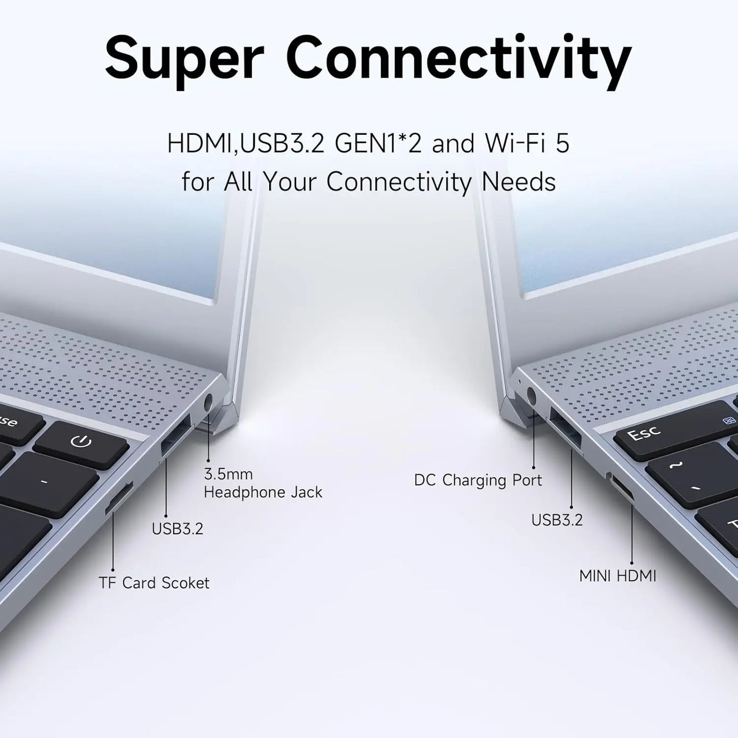 15.6 Inch Laptop Intel Pentium J3710 8GB RAM 256GB SSD Windows 11 For Students And Business - Great Outdoors and More 25