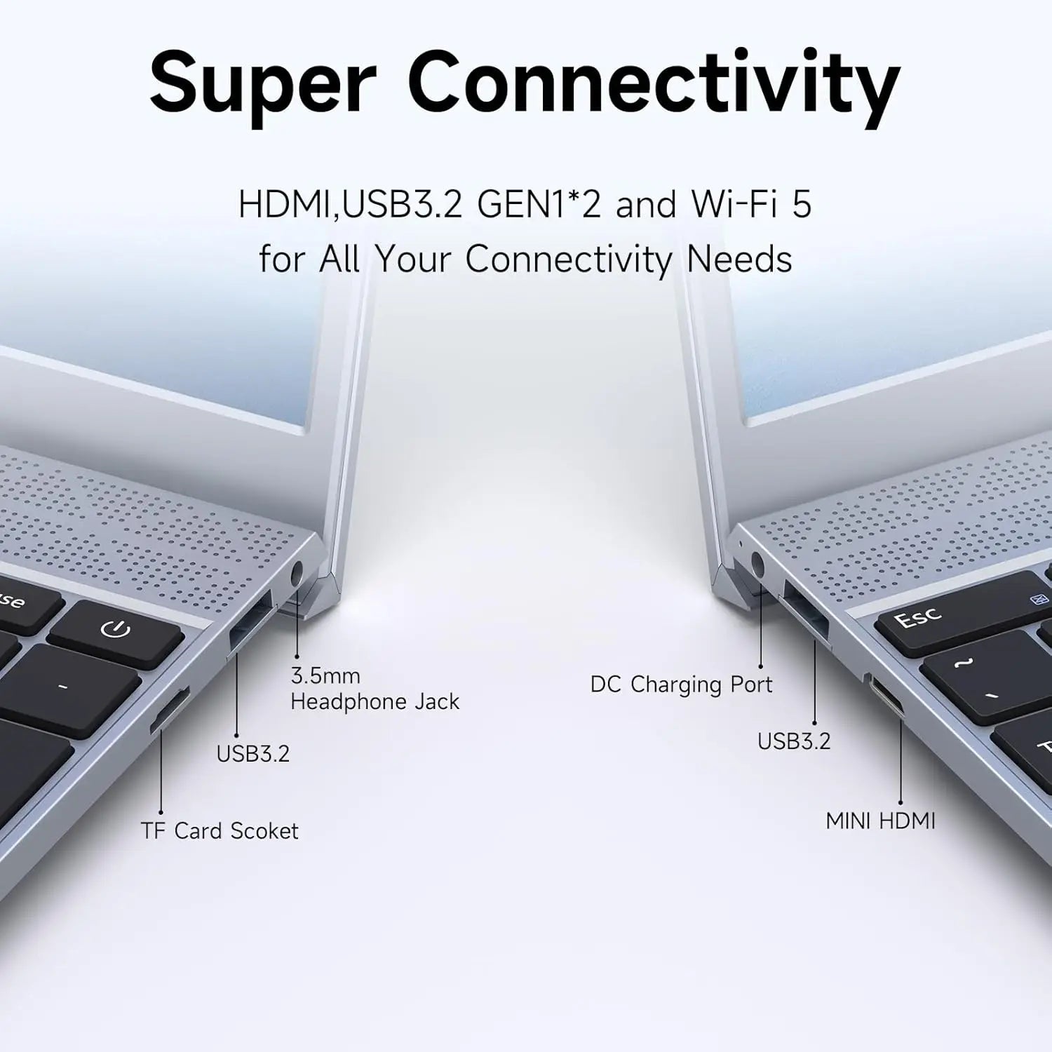 15.6 Inch Laptop Intel Pentium J3710 8GB RAM 256GB SSD Windows 11 For Students And Business - Great Outdoors and More 25