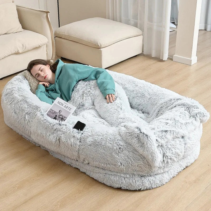 Human Dog Bed, Washable 71''x45''x12'' Orthopedic Bed - Great Outdoors and More 25