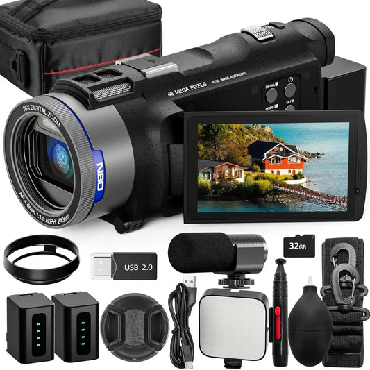 NBD 4K Camcorder Video Camera With 48MP Vlogging Capability - Great Outdoors and More 25