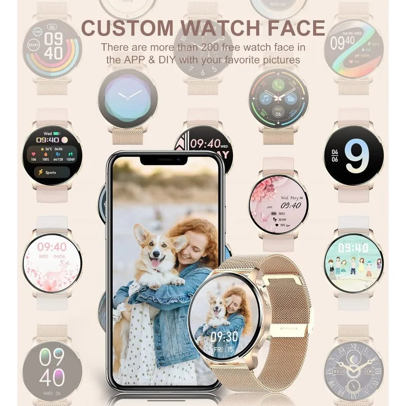 Smart Watch for Women Answer/Make Call Fitness Tracker Waterproof - Great Outdoors and More 25