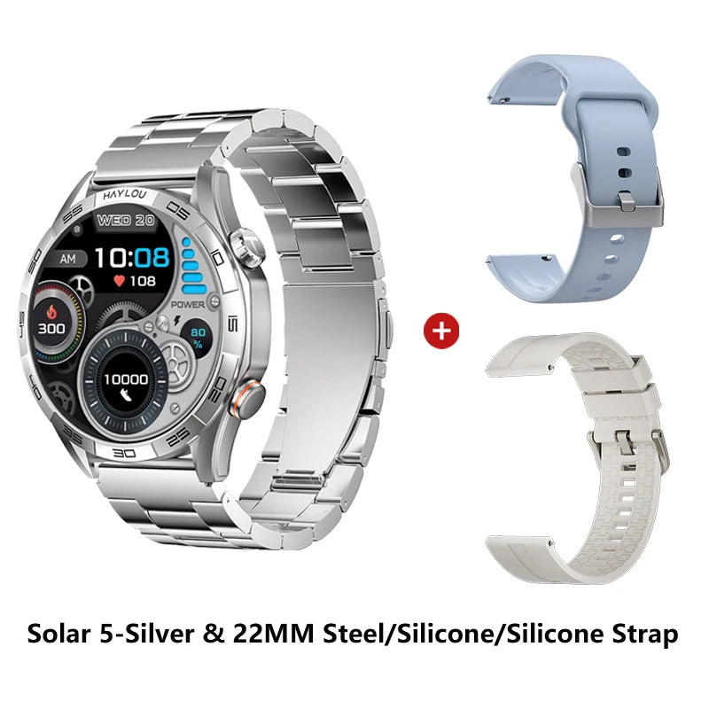 Haylou Solar 5 Voice Calling Smartwatch 1.58 Inch AMOLED