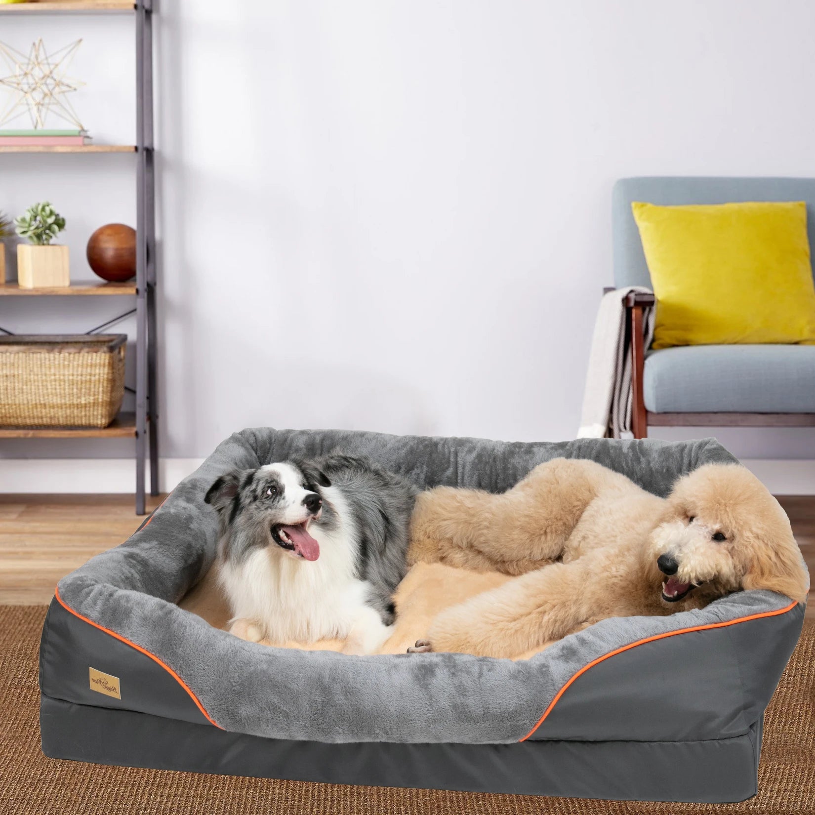 Large Dog Bed Soft Comfortable Anti Allergy Warm Fleece Removable Washable Cover Pet Bed Waterproof - Great Outdoors and More 25
