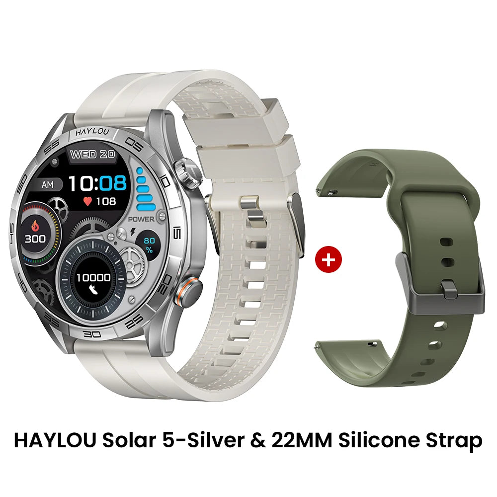 Haylou Solar 5 Voice Calling Smartwatch 1.58 Inch AMOLED