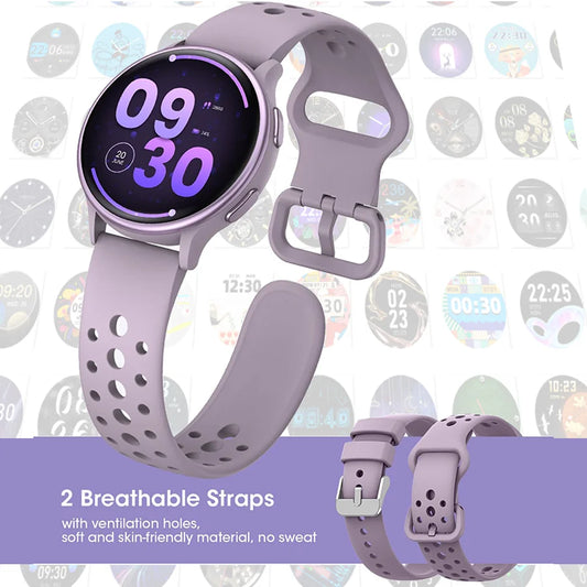 Women's Smartwatch Ultra-Clear Screen Activity Tracker for iPhone Android More Than 110 Sports Modes Purple - Great Outdoors and More 25