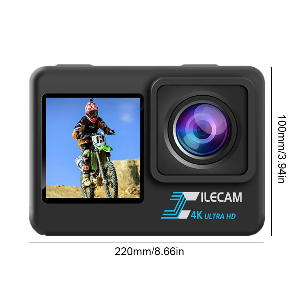4K UHD Action Camera 1080P 30FPS WiFi Waterproof Mini Cam - Great Outdoors and More 25