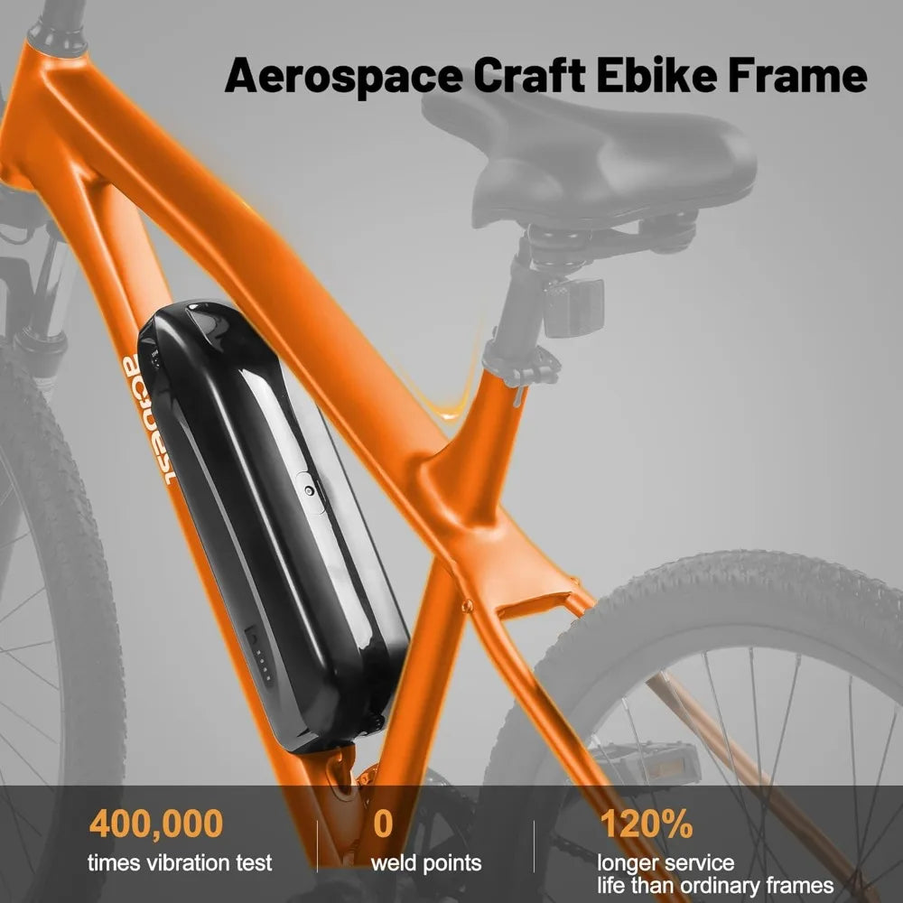 Electric Bike 21-Speed 27.5" Ebike Up To 28MPH 1000W Motor - Great Outdoors and More 25