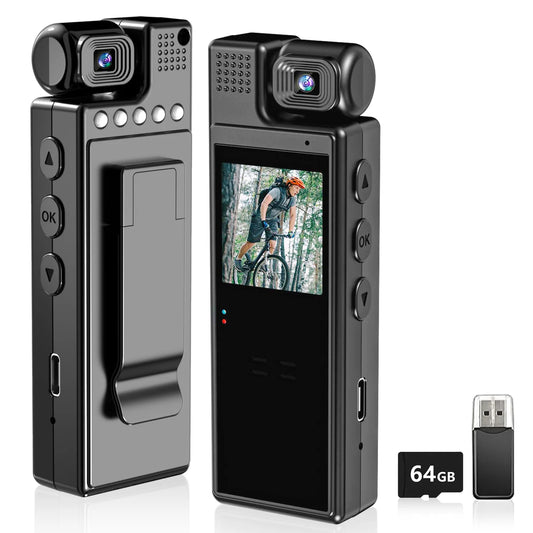 Body Camera with Audio Recording, Portable Wearable Cam - Great Outdoors and More 25