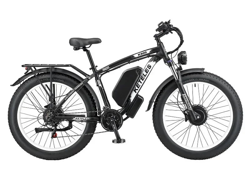 Electric Bicycle KETELES K800 2000W High Power Motor 48V 23Ah Battery Adult Electric Bike 26 Inch Tire Mountain Off-Road Ebike