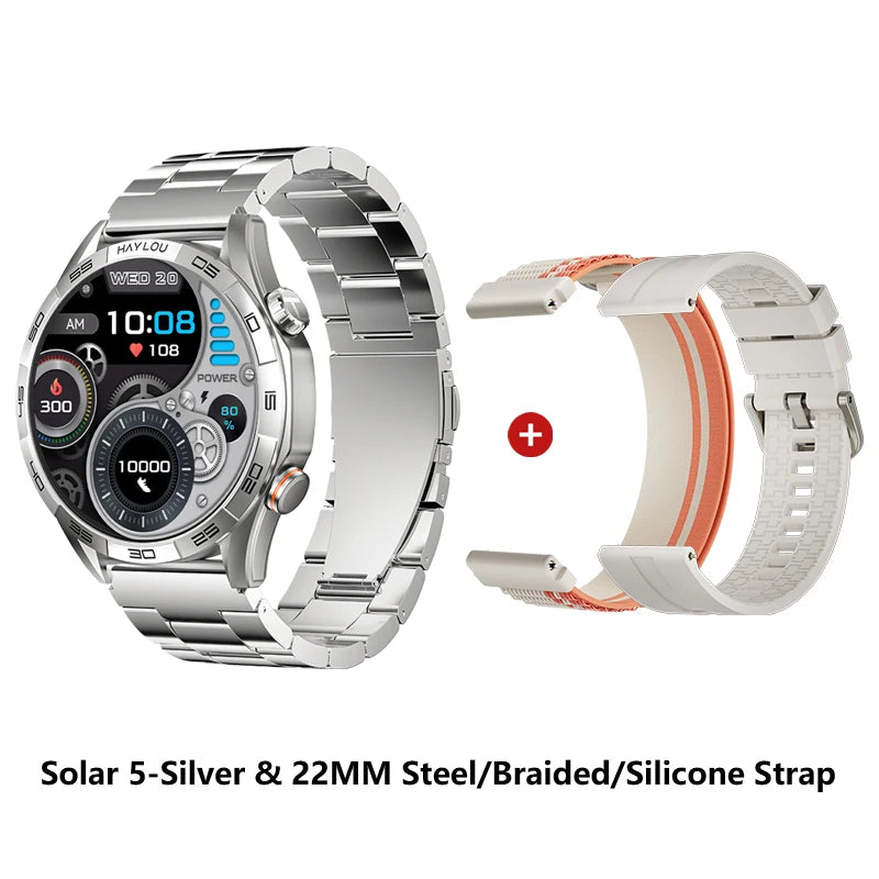 Haylou Solar 5 Voice Calling Smartwatch 1.58 Inch AMOLED
