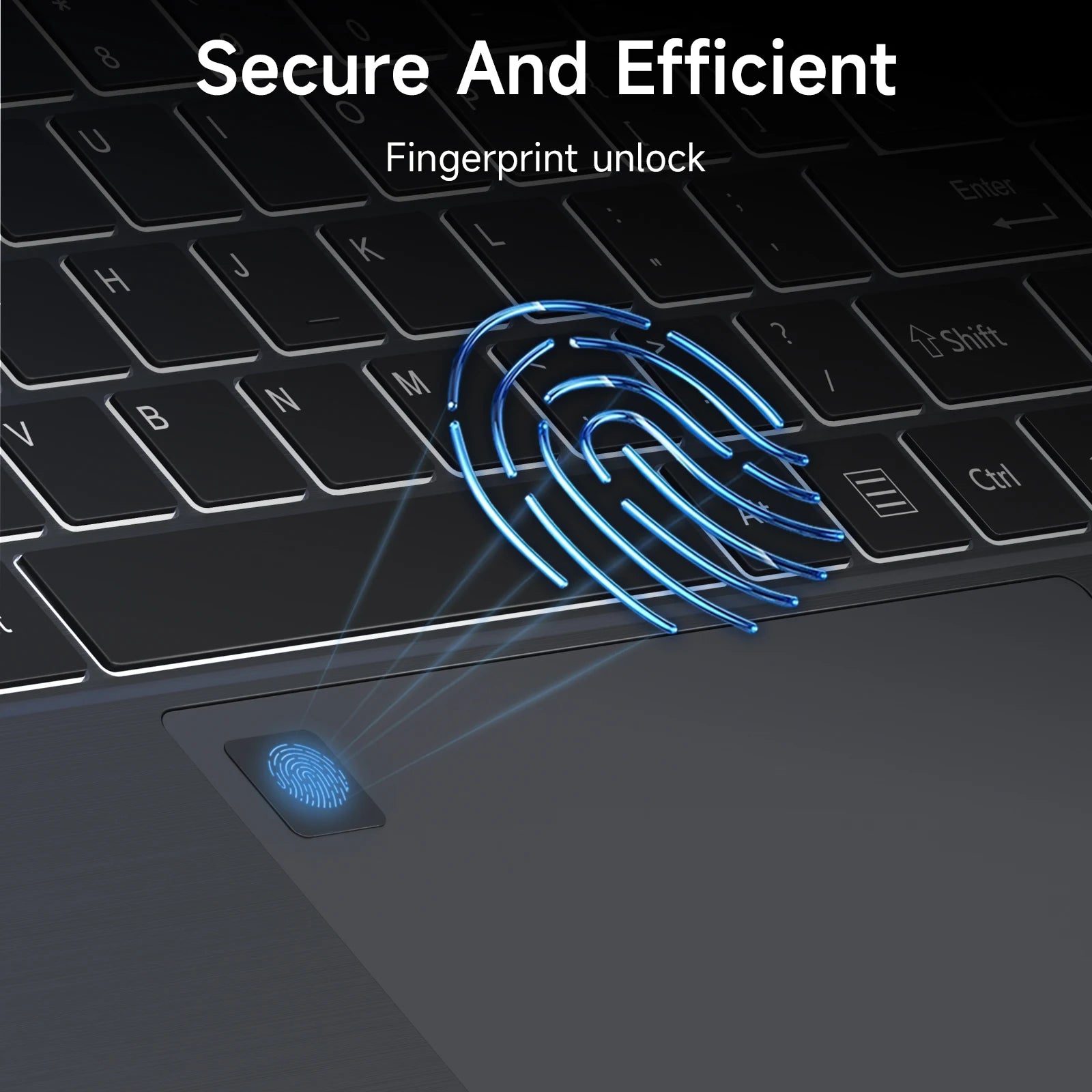15.6 Inch Business Laptop Notebook PC Intel Celeron N5095 16GB RAM 512GB SSD Windows 11 Fingerprint Recognition Backlit Keyboard - Great Outdoors and More 25