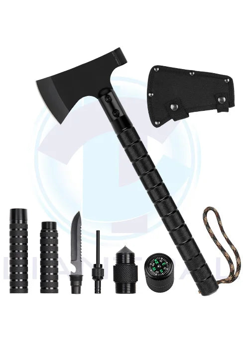Tactical Folding Survival Axe w/Hammer & Nylon Sheath - Great Outdoors and More 25