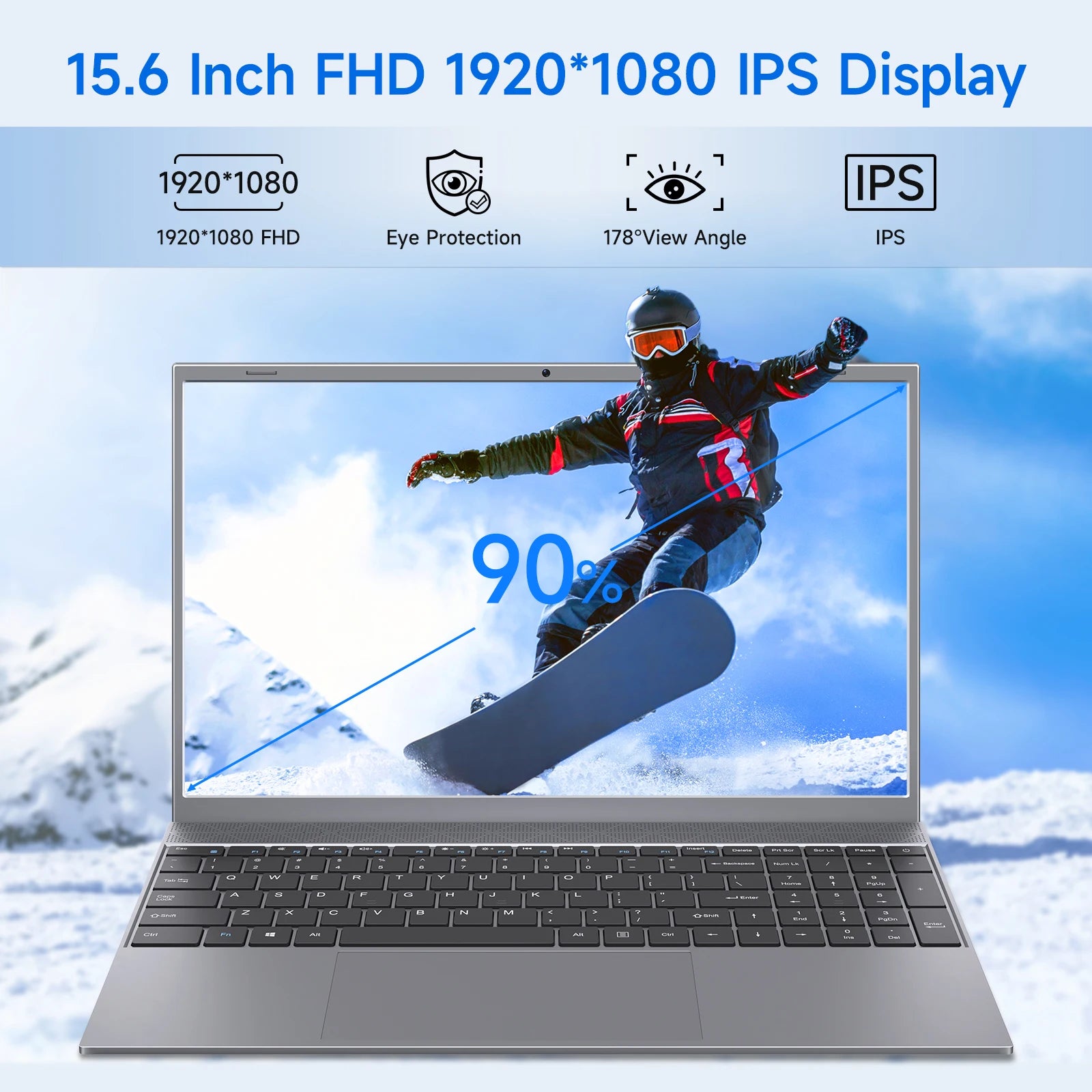 15.6 Inch Laptop Intel Pentium J3710 8GB RAM 256GB SSD Windows 11 For Students And Business - Great Outdoors and More 25