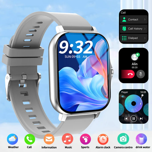 Smartwatch Can Answer and Make Calls Receive Messages Multiple Sports Modes Compatible with Android iPhone - Great Outdoors and More 25