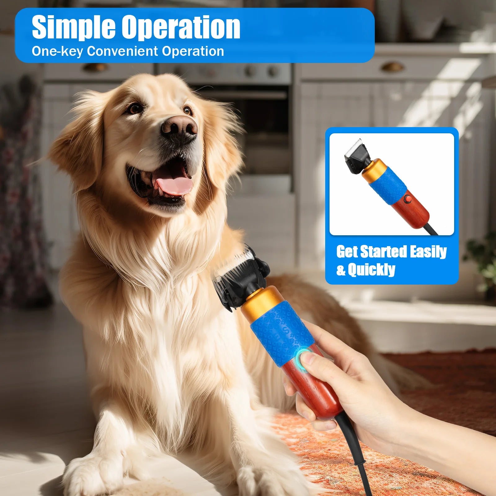 Electric Animal Fur Shears Farm Supplies Grooming Clipper - Great Outdoors and More 25