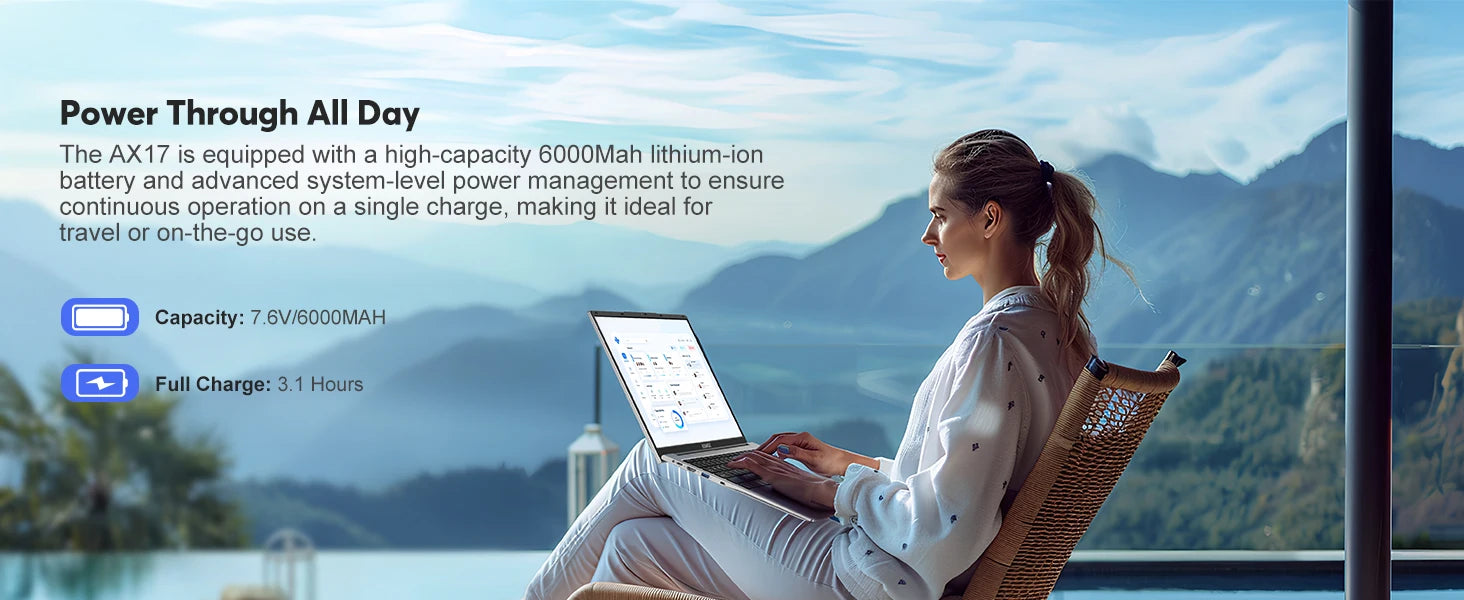 Acemagic 17.3 Laptop Quad Core Intel N95 16GB RAM 512GB - Great Outdoors and More 25