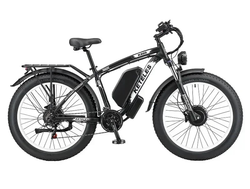 Electric Bicycle KETELES K800 2000W High Power Motor 48V 23Ah Battery Adult Electric Bike 26 Inch Tire Mountain Off-Road Ebike