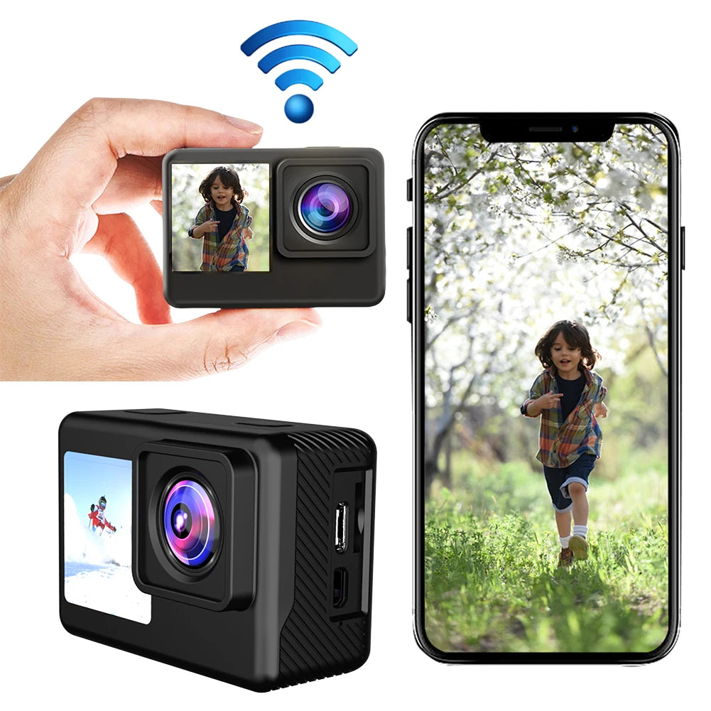 4K UHD Action Camera 1080P 30FPS WiFi Waterproof Mini Cam - Great Outdoors and More 25