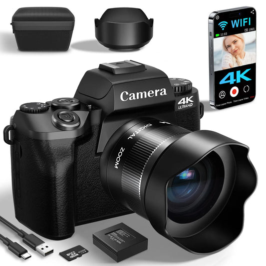 Digital Camera for Photography 4K 64MP WiFi Vlogging Camera - Great Outdoors and More 25