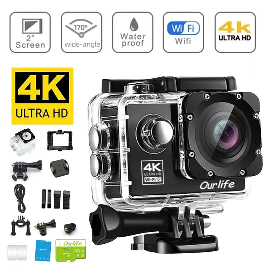 Action Camera Ultra HD 4K30FPS 16.0MP Wi-Fi 2.0 Screen - Great Outdoors and More 25