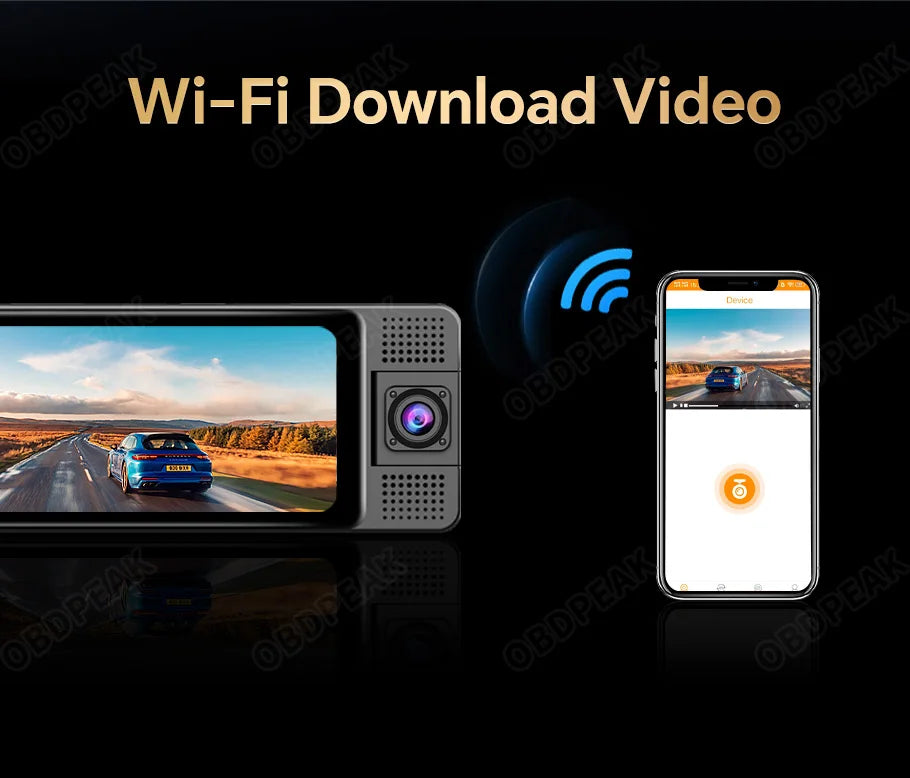 11.26 Inch 3 Camera 4K 1080P Video Recording Wifi Rearview Mirror Car DVR Touch Screen Infrared Night Vision Dash Cam - Great Outdoors and More 25