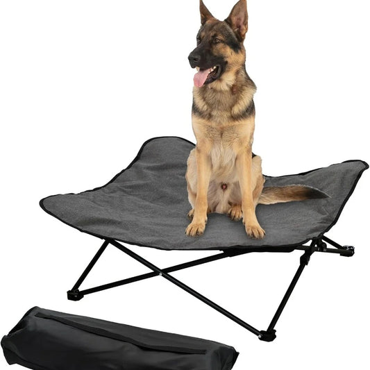 Elevated Dog Bed Portable Raised Pet Cot Indoor Folding - Great Outdoors and More 25