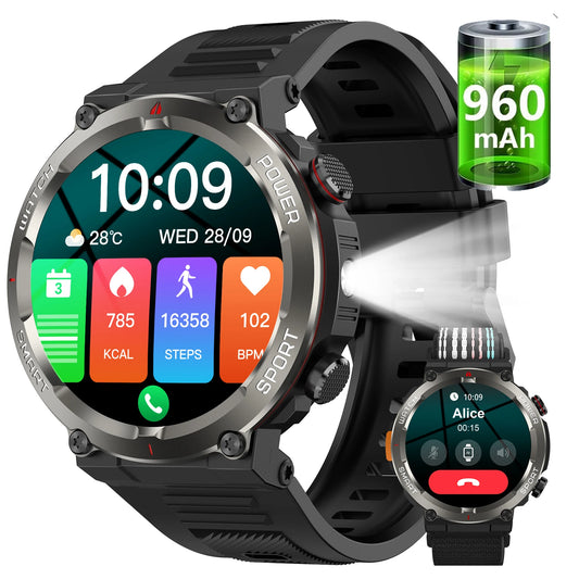 2025 New Blackview W50pro Waterproof Smartwatch Man - Great Outdoors and More 25