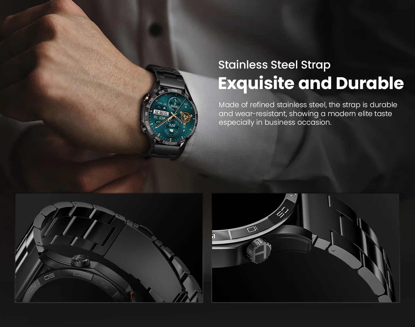 Haylou Solar 5 Voice Calling Smartwatch 1.58 Inch AMOLED