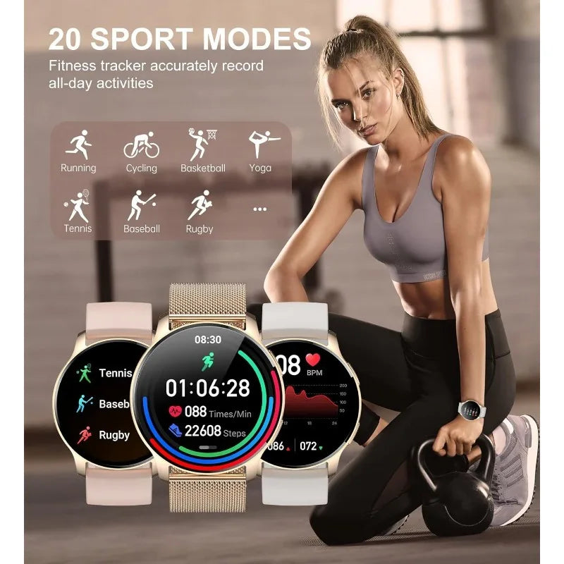 Smart Watch for Women Answer/Make Call Fitness Tracker Waterproof - Great Outdoors and More 25