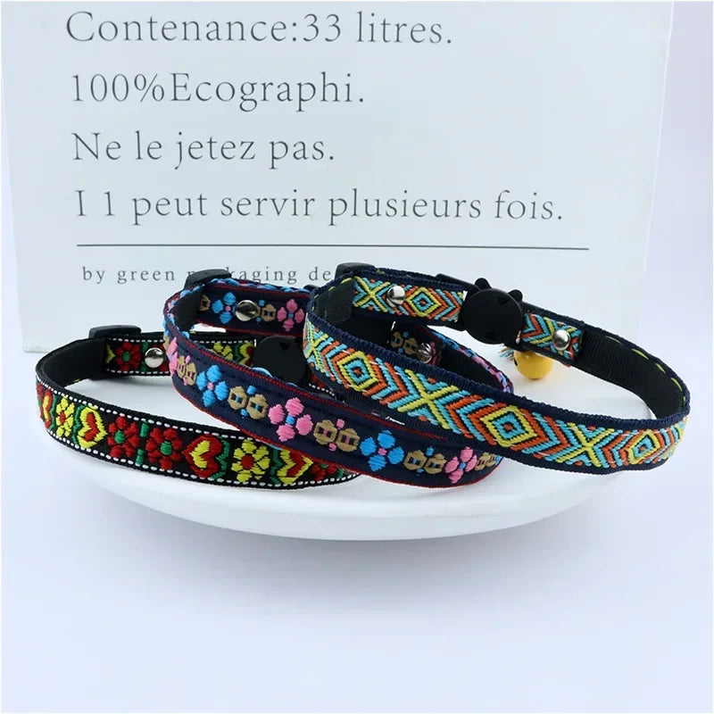 Dog Jacquard And Collar Adjustable Cat Tassels For Bells - Great Outdoors and More 25