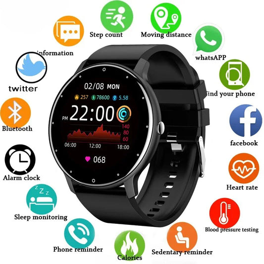 LIGE 2025 Women Smart Band Watch Real Time Weather Forecast Activity Tracker Heart Rate Sports Ladies Smart Watch